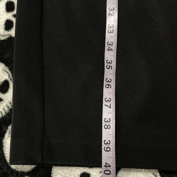 ADDITION ELLE Plus-size black white scrolling leaf print dress ~ XXL 2X XXXL 3X - Picture 7 of 14